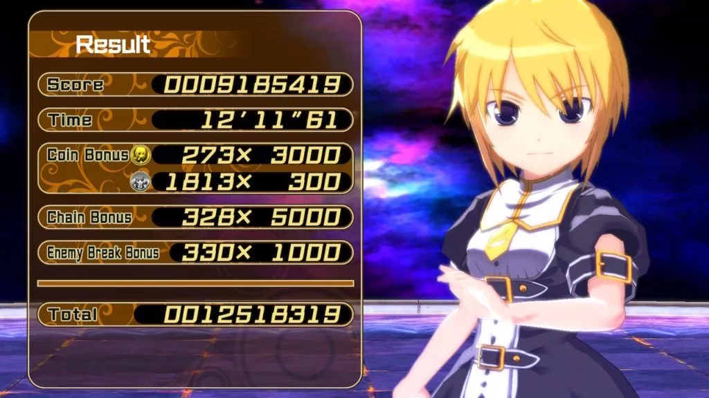 Francesca end screen Francesca end screen