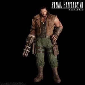 Final Fantasy VII Remake Character Render Barret