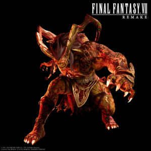 Final Fantasy VII Remake Character Render Ifrit