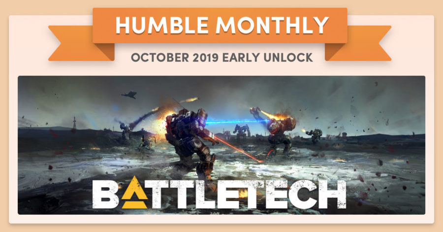 Humble Bundle Early Unlock October 2019 Battletech 2