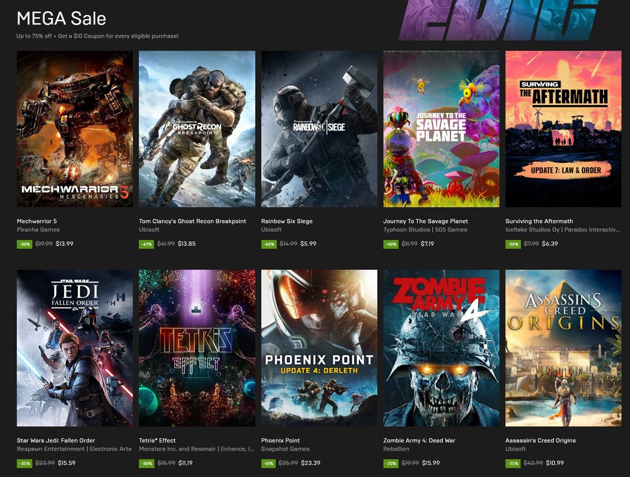 Epic Games Mega Sale 02