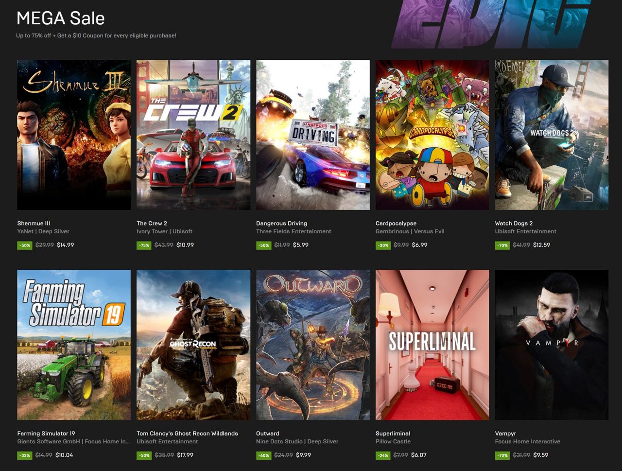 Epic Games Mega Sale 03