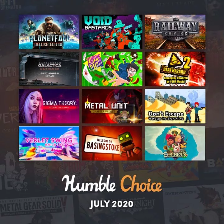 Humble Choice July 2020 All Games