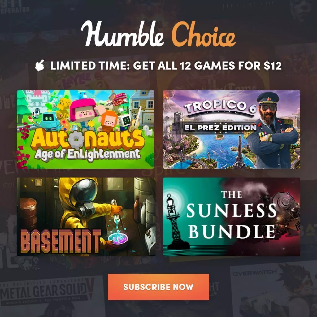 Humble Choice October 2020 Sidebar