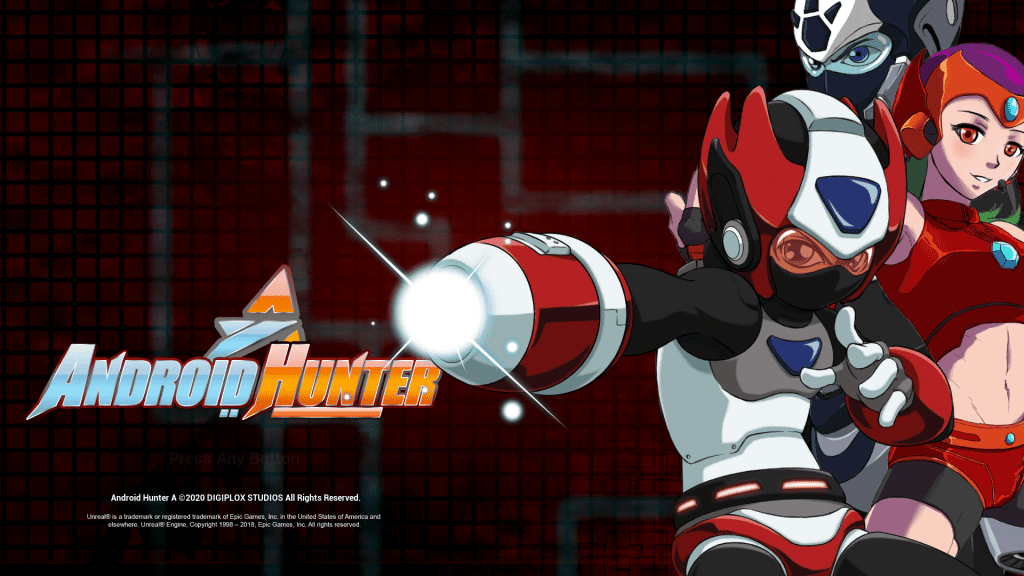 Android Hunter A Title Screen