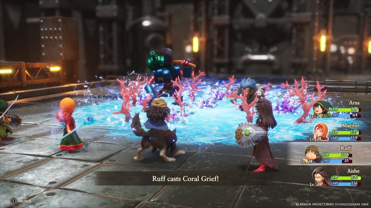 Dragon Quest VII Reimagined Battle